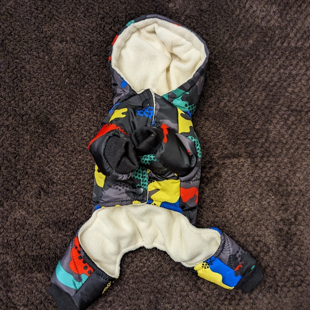 Dog snow coat jacket